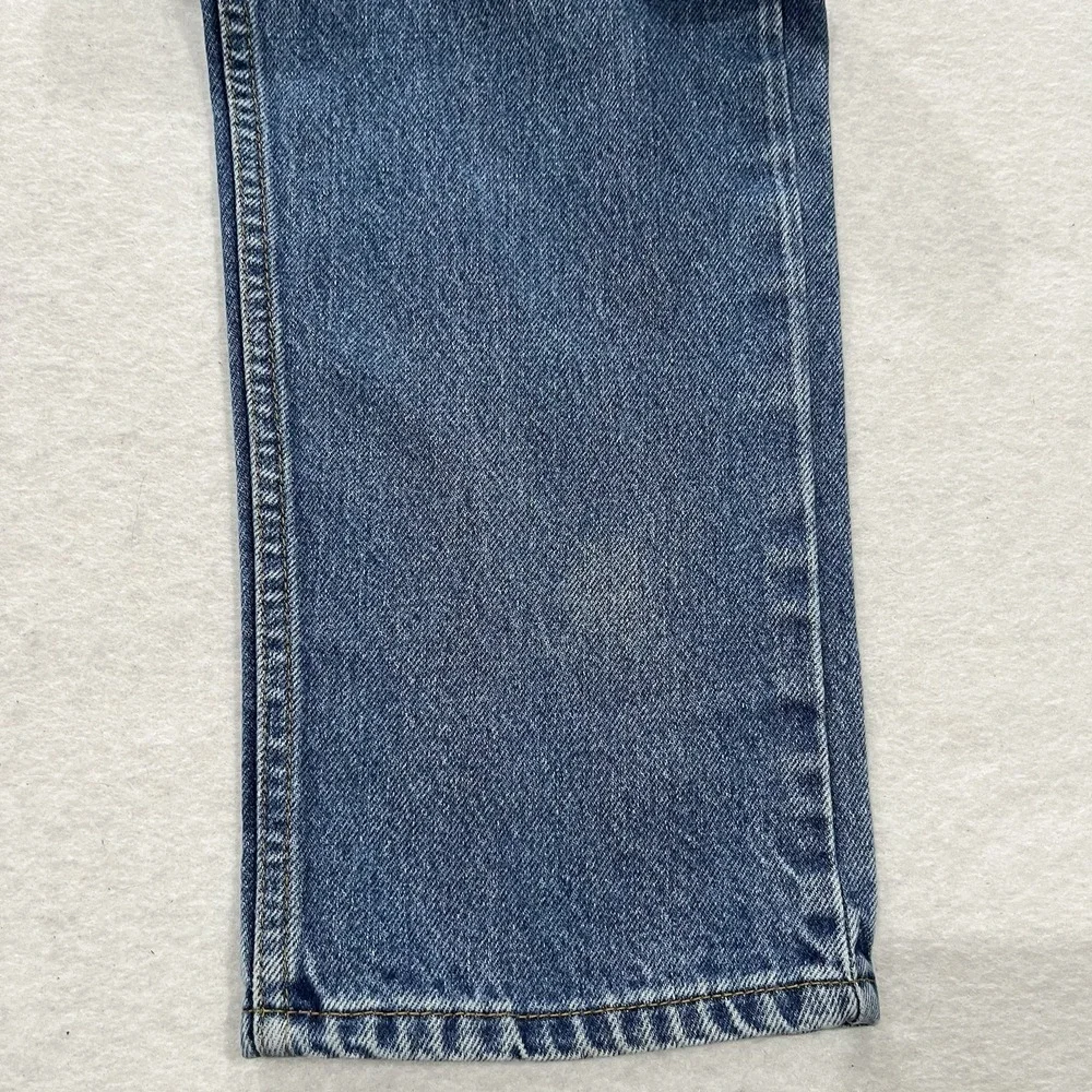 Vintage Levis 505 Jeans Mens 36x31 Orange Tab Light Wash Straight Classic